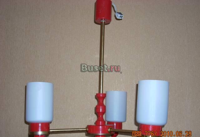 Люстра трех рожковая Москва