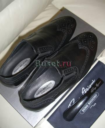 Туфли мужские итал. Dino Bigioni кожа. Новые. 40sz Москва