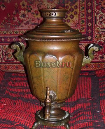 Самовар старинный, с подстаканниками, утюг,чайник Москва