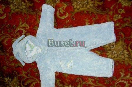 Плюшевый комбезик "Зайчик", с ушками ), утеплённы Санкт-Петербург