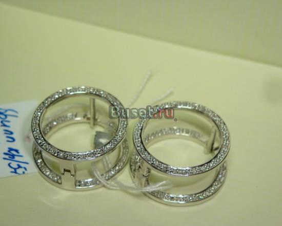 Бриллиантовые серьги Москва