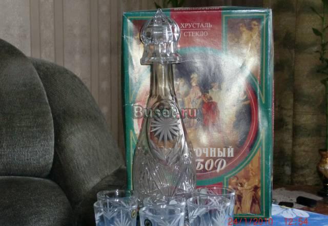 Графин с рюмками новый под алкоголь Москва
