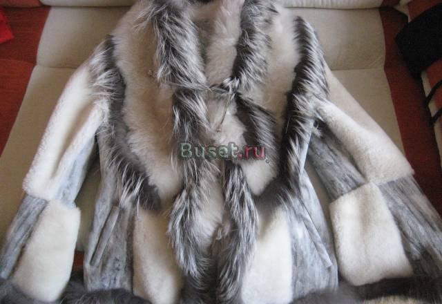 Шуба, Италия,белая,р.42-44 Санкт-Петербург
