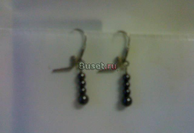 Серьги серебряные Москва