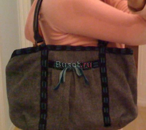 Шерстяная серая сумочка Санкт-Петербург