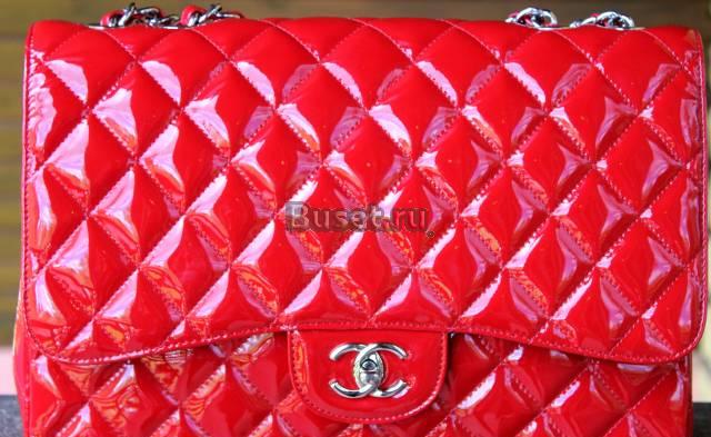 Chanel Jumbo Red Patent Leather(оригинал) Москва