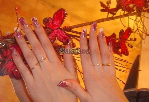 Качественное наращивание ногтей акрил гель Москва