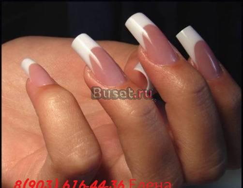 Наращивание ногтей гелем, на дому Москва