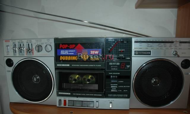 Винтажная магнитола hitachi TRK-W1 Москва