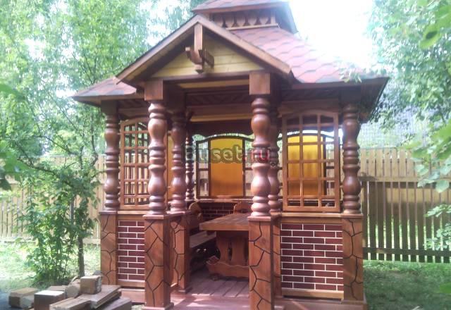 Беседка, барбекю. мостик, колодец Москва