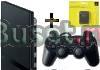 Видеоигру Sony PS2 тонкая(мультичип)2вибродж,10игр Москва