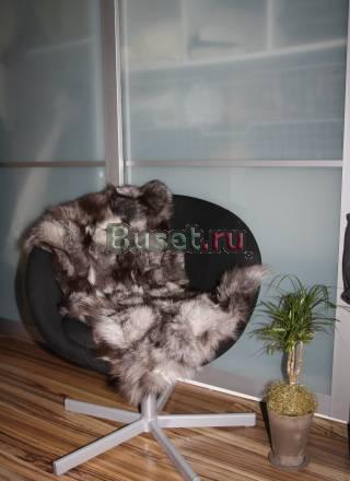 Роскошный коврик- плед из меха лисы Москва