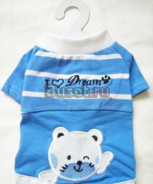 Футболки для собак I love dream Санкт-Петербург