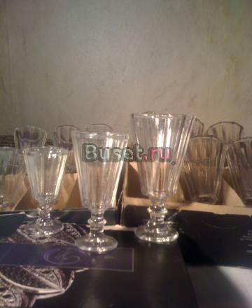 Новые хрустальные рюмки ( лафитники ) Москва