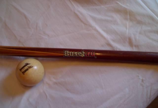 Кий и комплект шаров для бильярда Самара