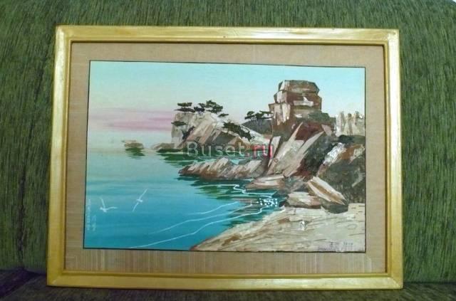 Картина из коры Москва