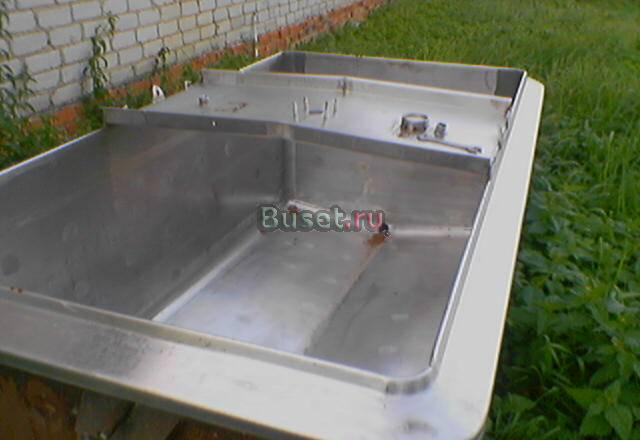 Ванная из нержавейки с рубошкой 2 м  куб Смоленск