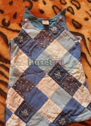 Сарафан в стиле пэтчворк 74-80 см Санкт-Петербург