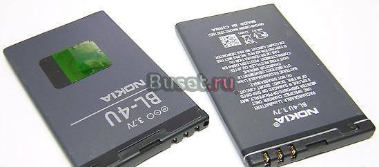 Аккумулятор оригинальный Nokia BL-4U Москва