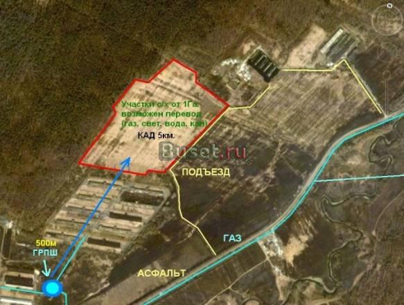 Участки от 1,5 га му п. Резбегаево и Горбунки Горбунки