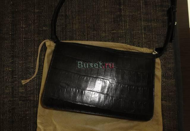 Новая кожаная вечерняя сумочка,Италия Москва