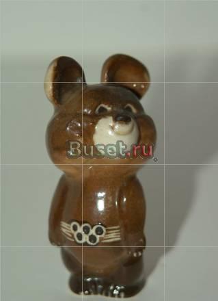Статуэтка "Мишка Олимпийский", лфз красная марка Москва