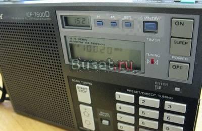Всеволновый радиоприемник sony ICF-7600D (Japan) Москва