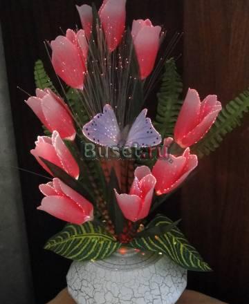 Настольная лампа цветы(ночник) Москва