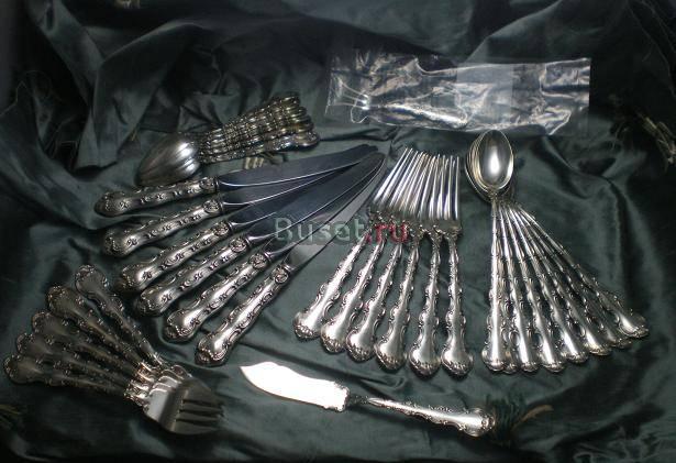 Набор столового серебра на 6 персон 32 предмета Москва