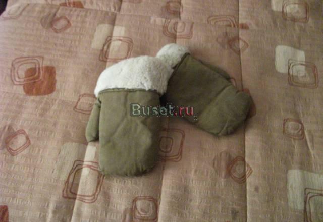 Рукавицы на натуральной цигейке Москва