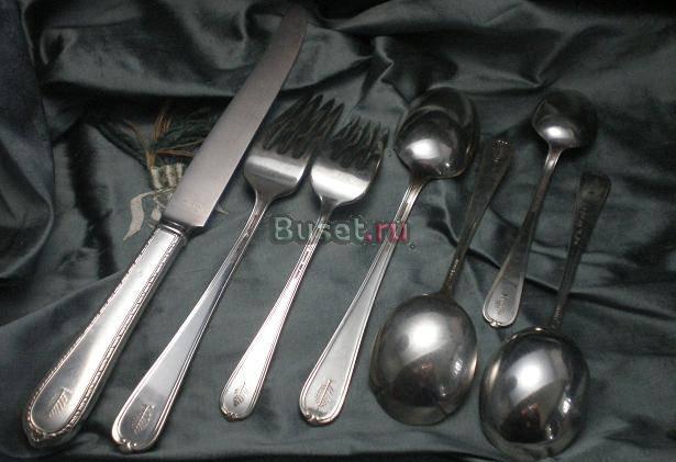 Набор столового серебра "Сосна" 19 предметов Москва