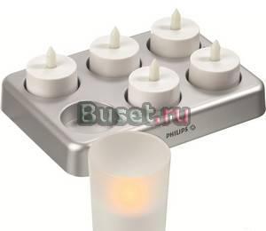 Светодиодный светильник TeaLight 6set White EU 1CT Москва