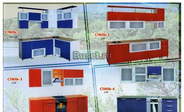 Новые кухни с алюминивыми фасадами Москва