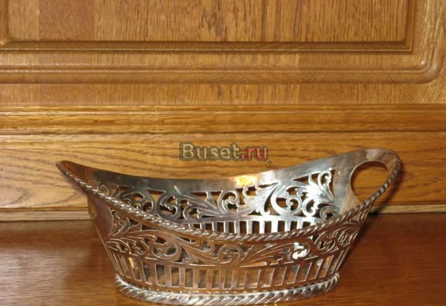 Конфетница серебро 213грамм Москва