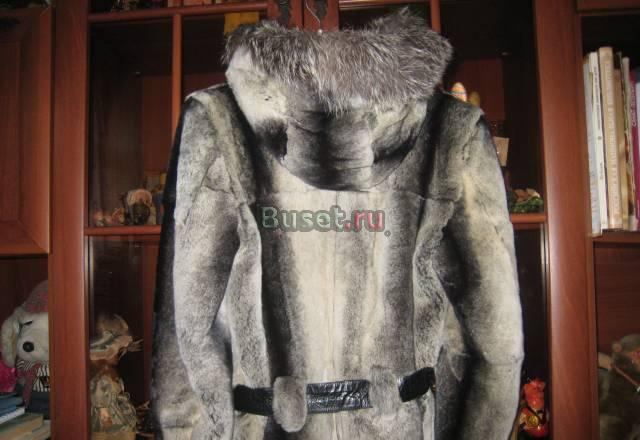 Новый полушубок шиншилла-рекс из Италии Санкт-Петербург