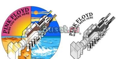 Футболка ,белая / pink floyd Москва