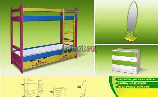 Комплект детской мебели "Компакт" Москва