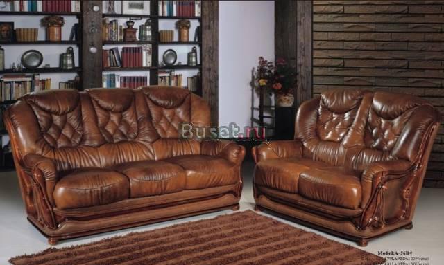 Мягкая мебель (натуральная кожа) Москва