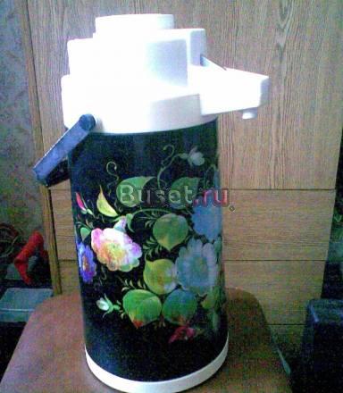 Термос с помпой 2,2л Москва