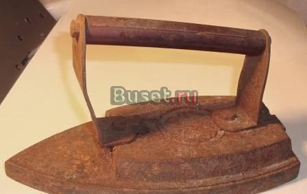 Утюг плоский для открытого огня Самара