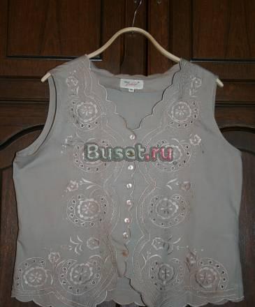 Новая привозн блуза Maria Bellesi хлоп с вышивк 48 Санкт-Петербург