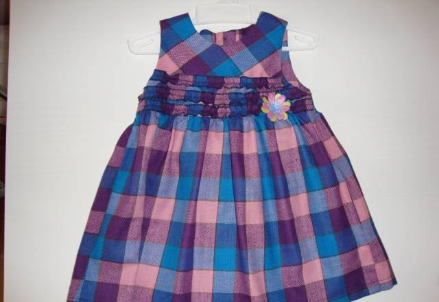 Платье - Сарафан р. 92-98 Новый.   Шотландка Москва