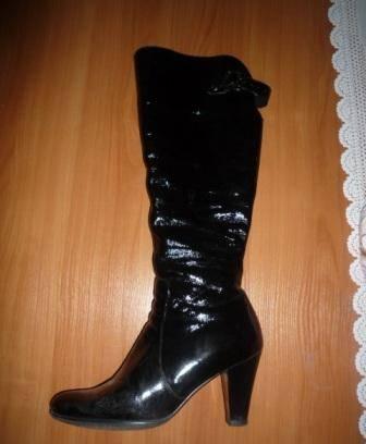 Лаковые сапоги,осень за 600 руб Санкт-Петербург