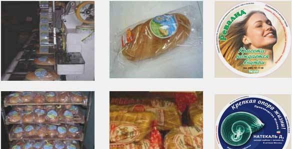 Реклама на упаковке хлеба Саратов