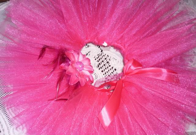 Пышная юбка из мягкого блестящего фатина и повязка Москва