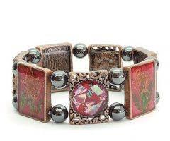 Браслет с натуральными перламутровыми вставками Москва