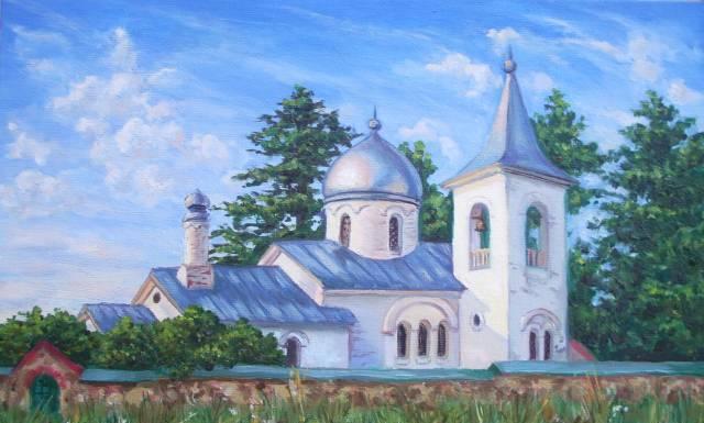 Картина "церковь в селе Бехово" Москва