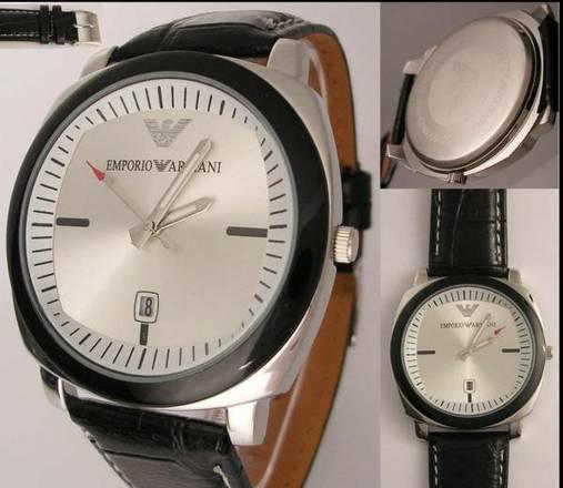 Emporio Armani (М., кварц, кожаный ремешок) Москва