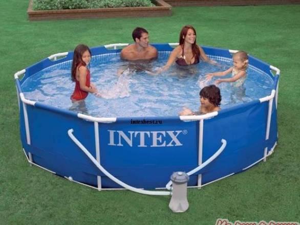 Бассейн каркасный intex.новый Москва
