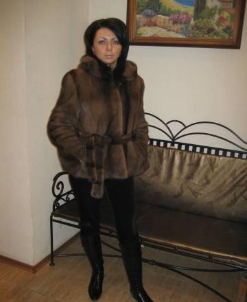 Шуба норка 44-4646-4848-50 цвет пастель Москва